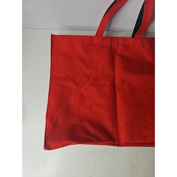 Le Supersac Red Oversized Shopper Bag Tote Carry On Rainbow Vintage - Picture 13 of 16